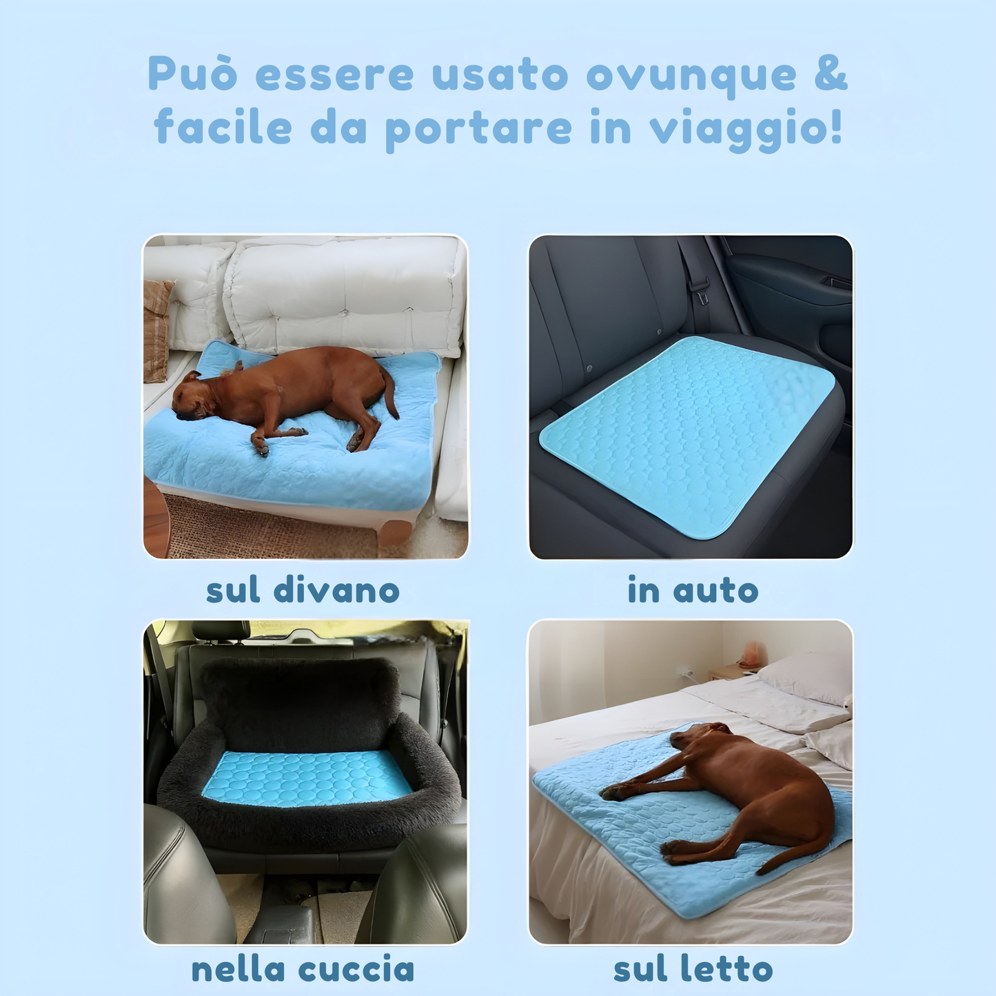 Tappetino rinfrescante per cani Bobby’s (1+1 gratis)