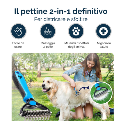 Pettine 2-in-1 di Bobby's