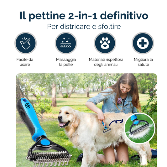 Pettine 2-in-1 di Bobby's