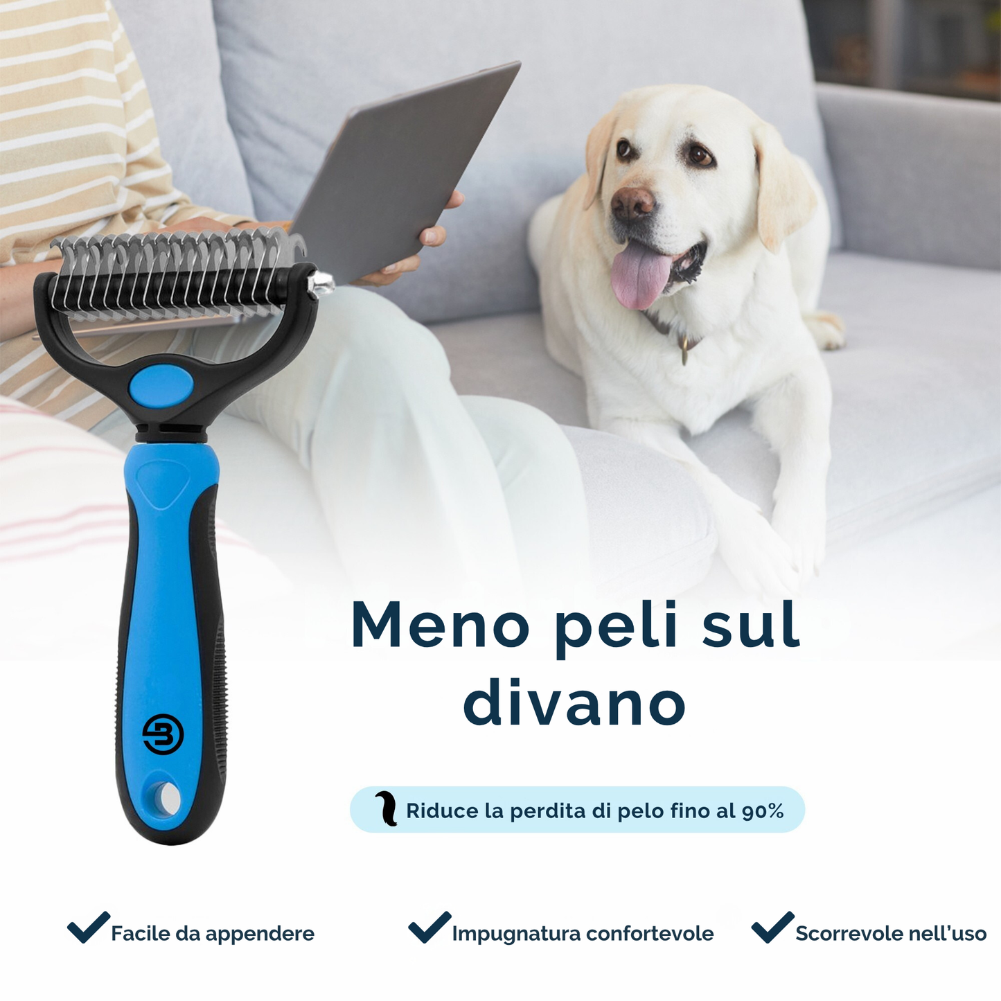 Pettine 2-in-1 di Bobby's